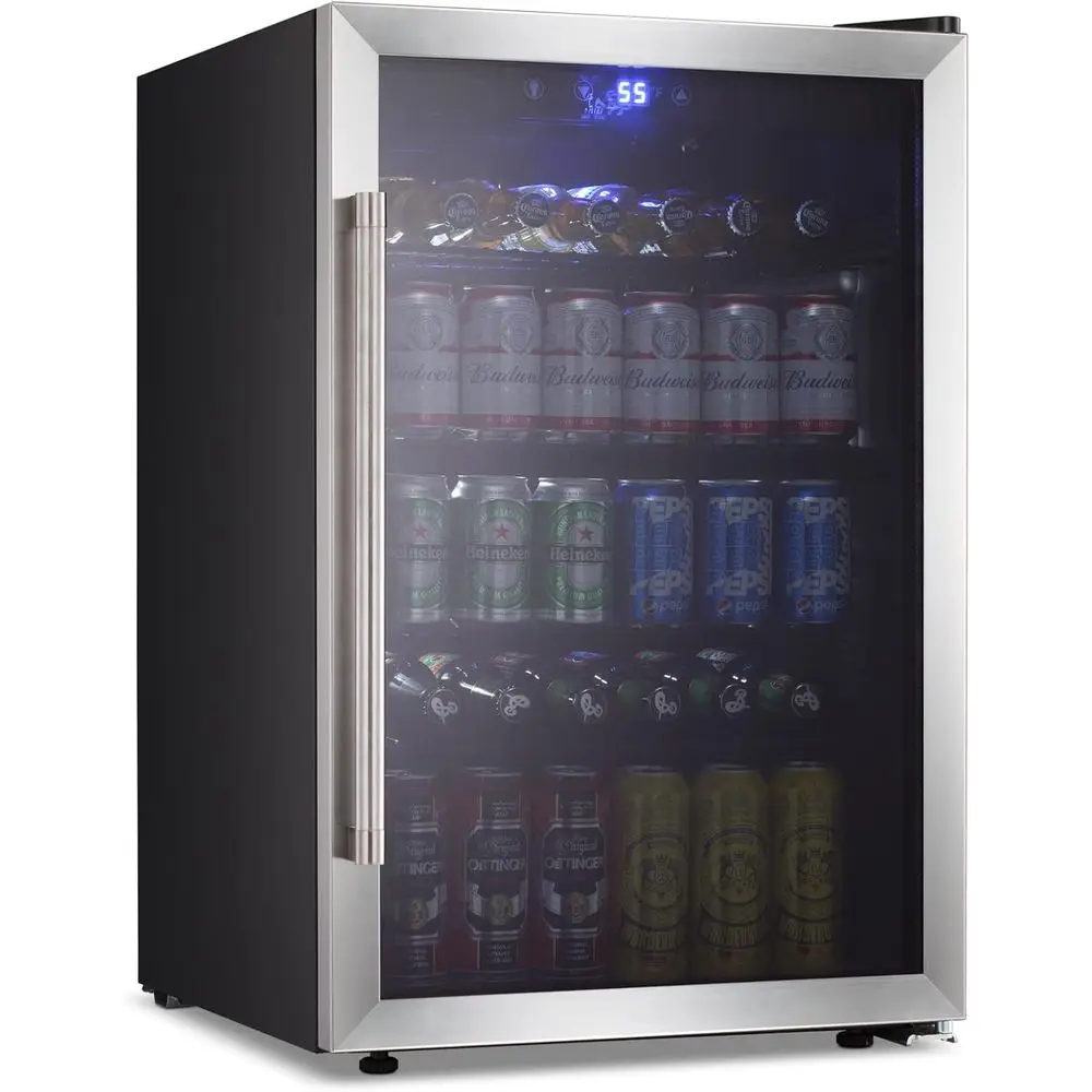 

145 Can Wine Cooler/Cabinet Beverage Rerigerator, reestanding Small Wine Cellar or Soda r, Counter Top Bar ridge, Quiet Operatio