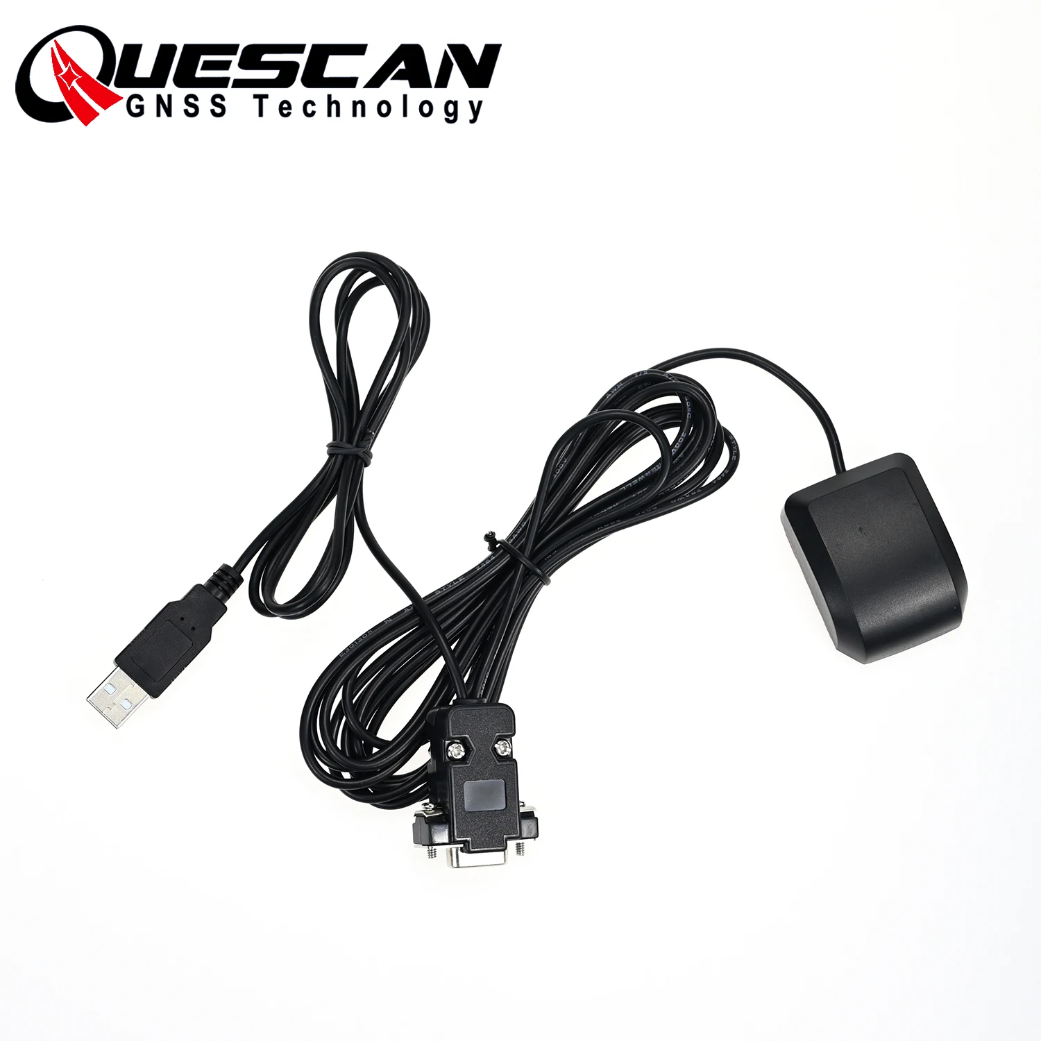 Szeregowy odbiornik GPS RS232 DB9 z zasilaniem USB NMEA 0183 Odbiornik z anteną GPS Marine VHF Yaesu FT-991 Części GPS, 9600 bps, 1 Hz