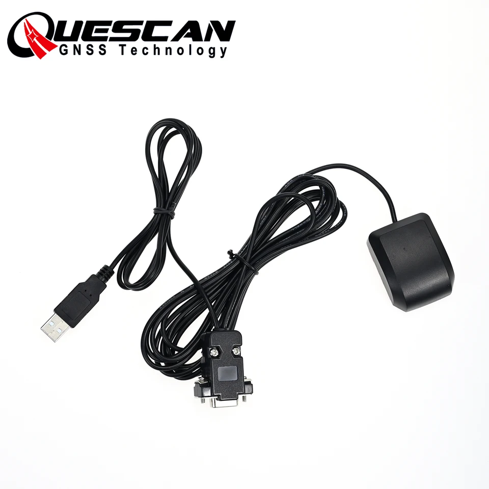 シリアル RS232 GPS レシーバー DB9 USB 電源付き NMEA 0183 GPS