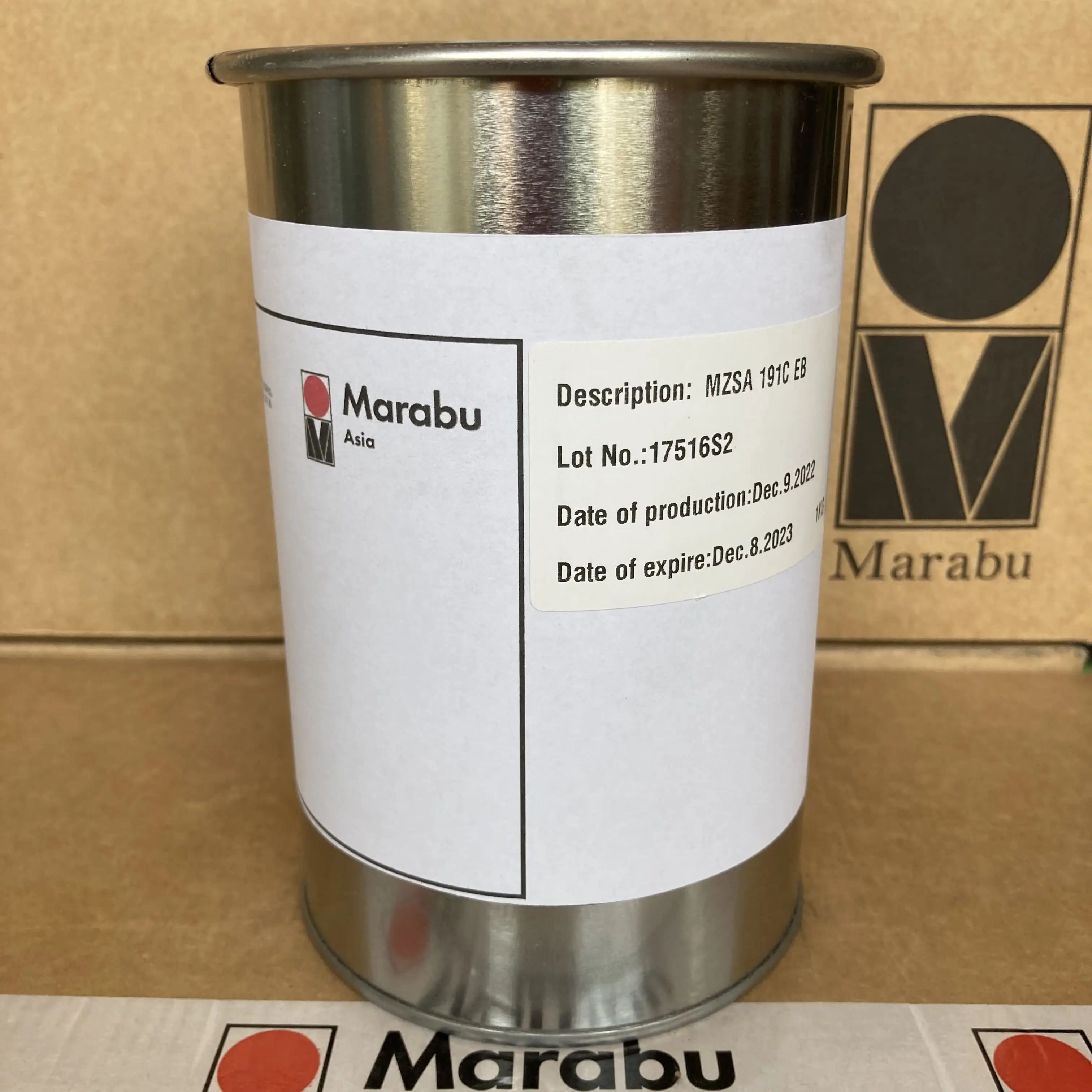 Marabu MZSA191 Silver MZSA193 Gold Premium Screen and Pad Printing Inks for High-End Applications