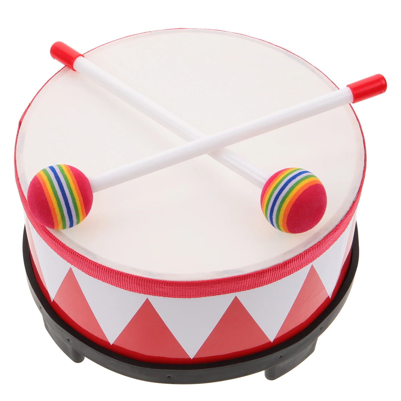 1Set كمين طبل أداة قرع خشبية التعليم المبكر آلة موسيقية مجموعة طبلة خفيفة الوزن المحمولة