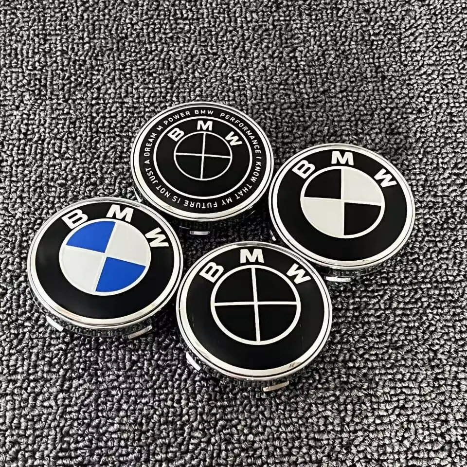 

56/68mm Auto Hub Caps BMW logo3 5 7 Series M M3 M5 M6 F01 F20 F10 X5 E36 Car Wheel Center Cover Hubcaps Decoration Accessories