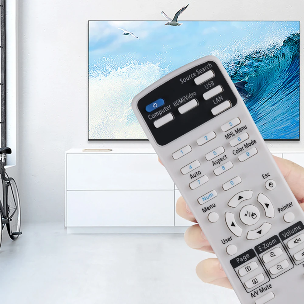Universal Projector Remote Control For Epson BrightLink 425Wi 430i 435Wi 450Wi 455Wi 475Wi 480i 485Wi 536Wi 575Wi 585Wi 595Wi