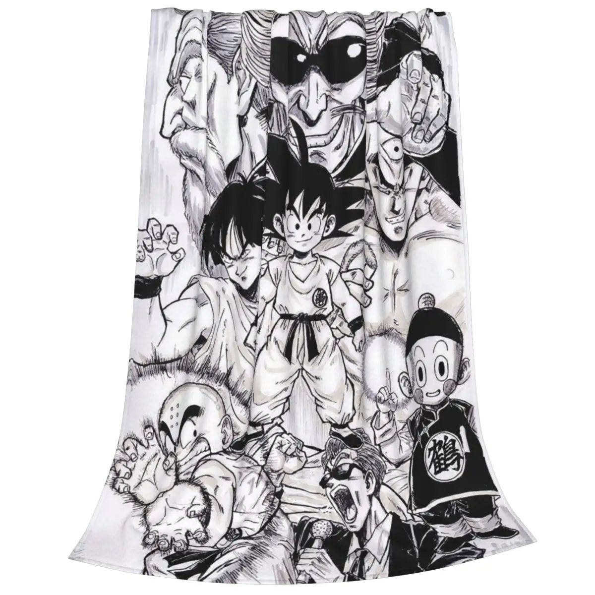 

Фланелевые одеяла Goku Mange Dragon Ball, забавные одеяла из японского аниме для дома, покрывала 150*125 см