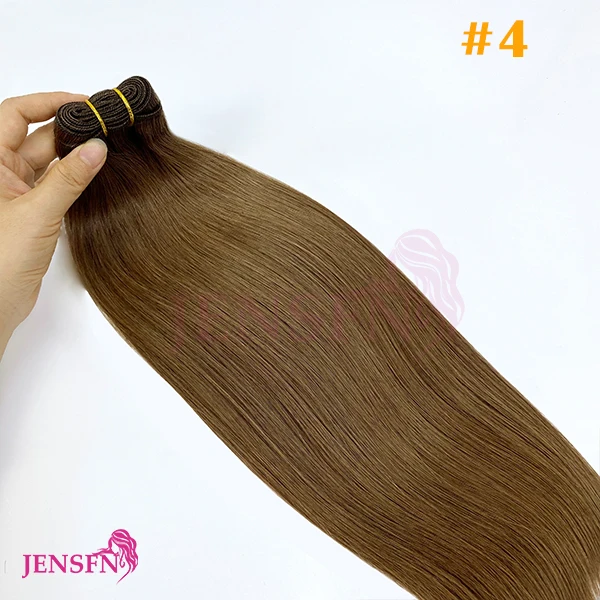 Hoge kwaliteit recht echt menselijk haar weeft Remy menselijk natuurlijk haarbundels naai in inslag haarextensies blond voor salon