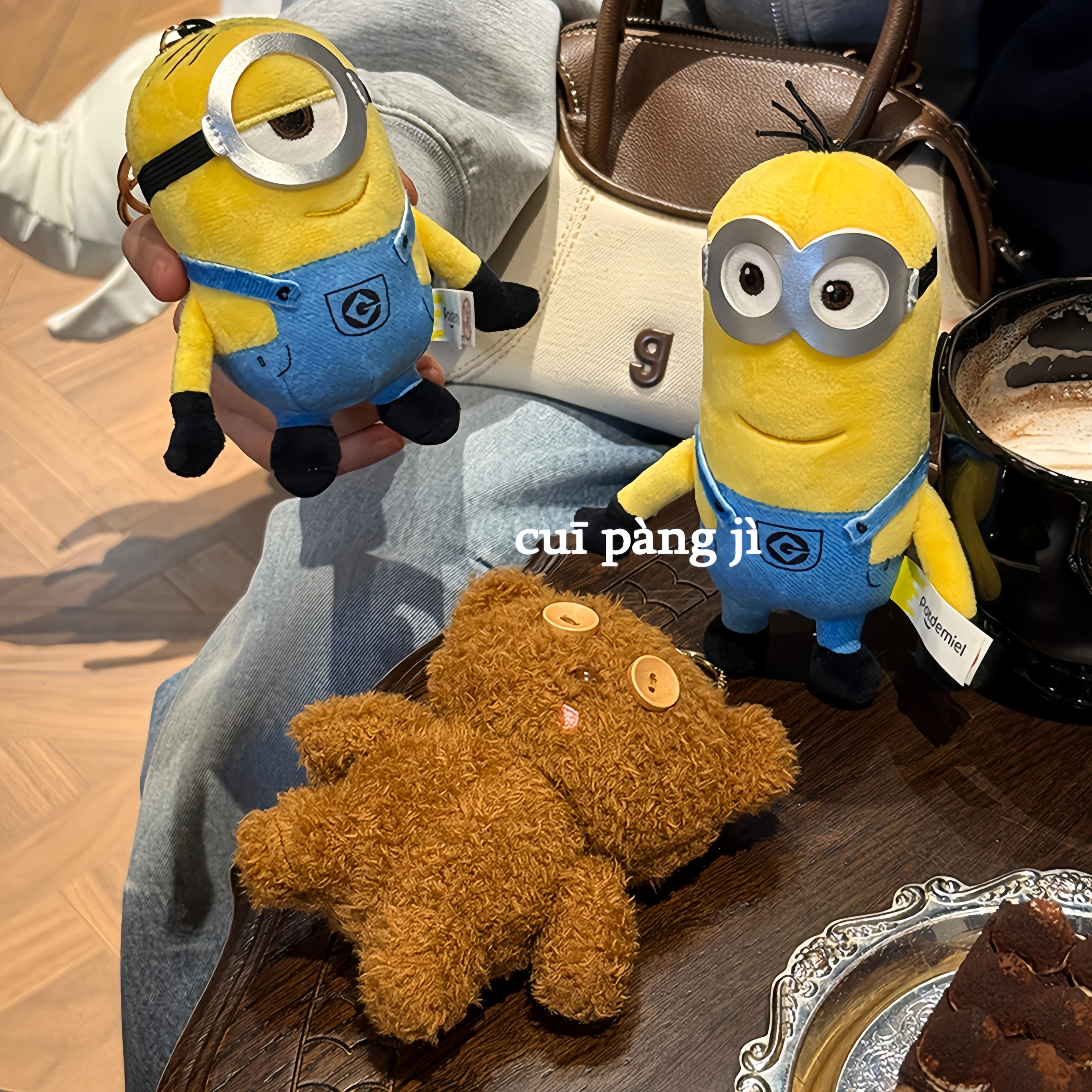 

Плюшевые миньоны «Гадкий я», плюшевые куклы, мягкие игрушки, сумка, подвески, тай-миньон, плюшевый мишка, плюшевые брелки, подарок