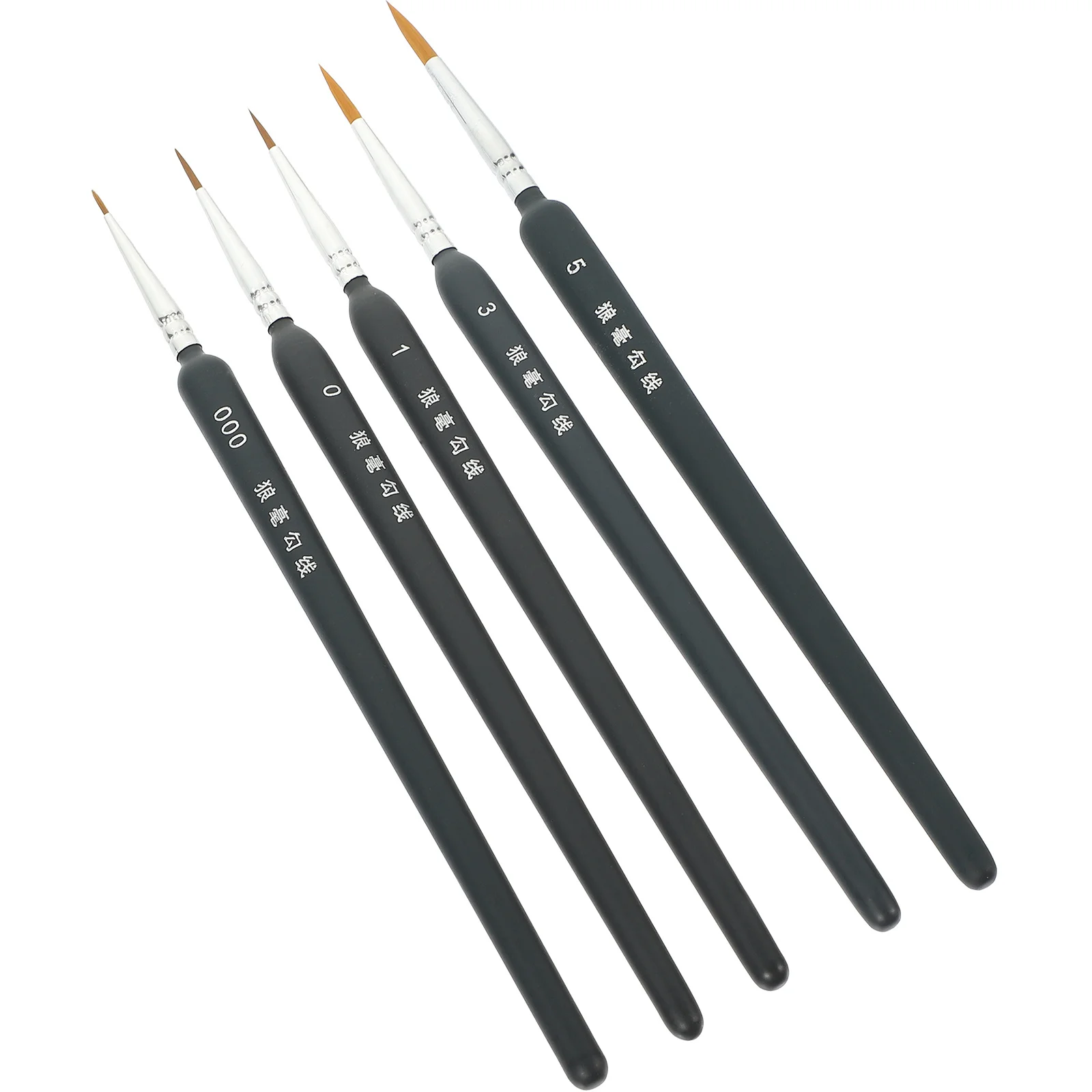 

5Pcs Nail Art Liner Brush Set Fine Detail Paint Brushes for Acrylic Oil Watercolor Painting Miniature Artist Tools