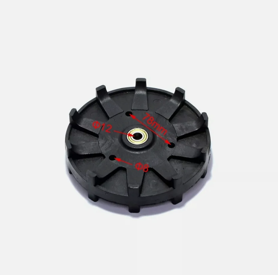 1 set Rubber Track Tracks Plastic drive wheel Ider Roller For ATV 4 Wheel Trolley Snowmobile Four Wheel modification Replace - view 5