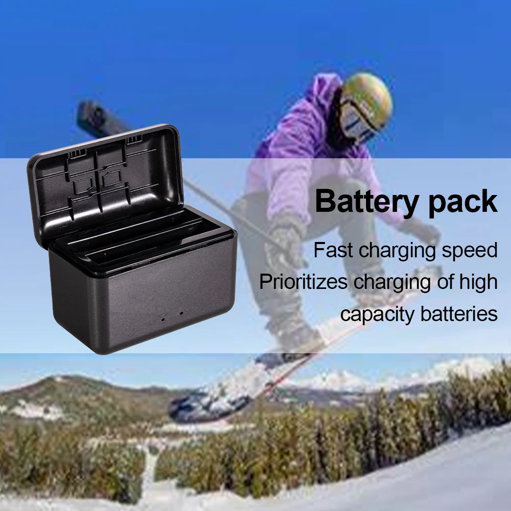 Boîte de charge de batterie pour Insta360, concentrateur de chargeur de batterie à 2 canaux, charge rapide aste USB, accessoires de concentrateur