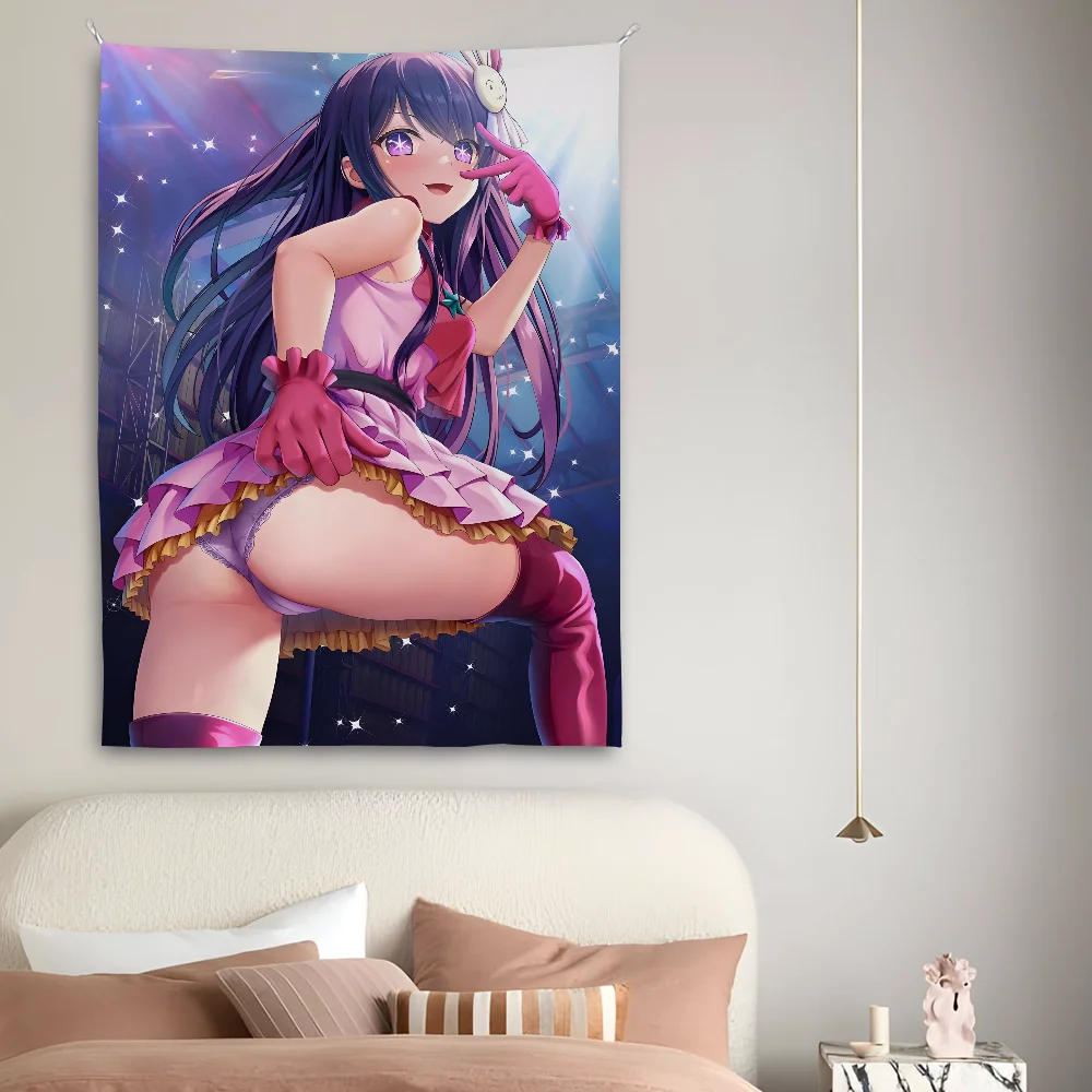 O-Oshi No K-Ko Anime Sexy Tapestry Perfect For Home&Living Bedroom Decor Wall Art Backdrop Banner