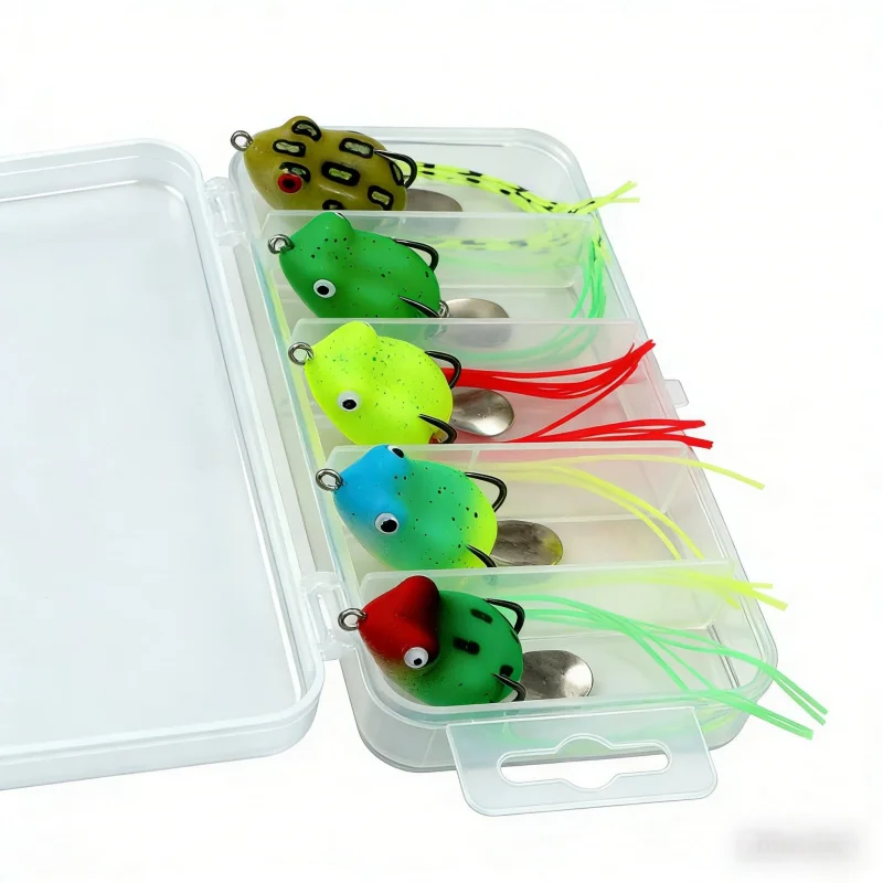 

Bionic lure specifically designed for killing blackfish5Color3cm4gEssential tool for modifying a small frog lure for freshwater