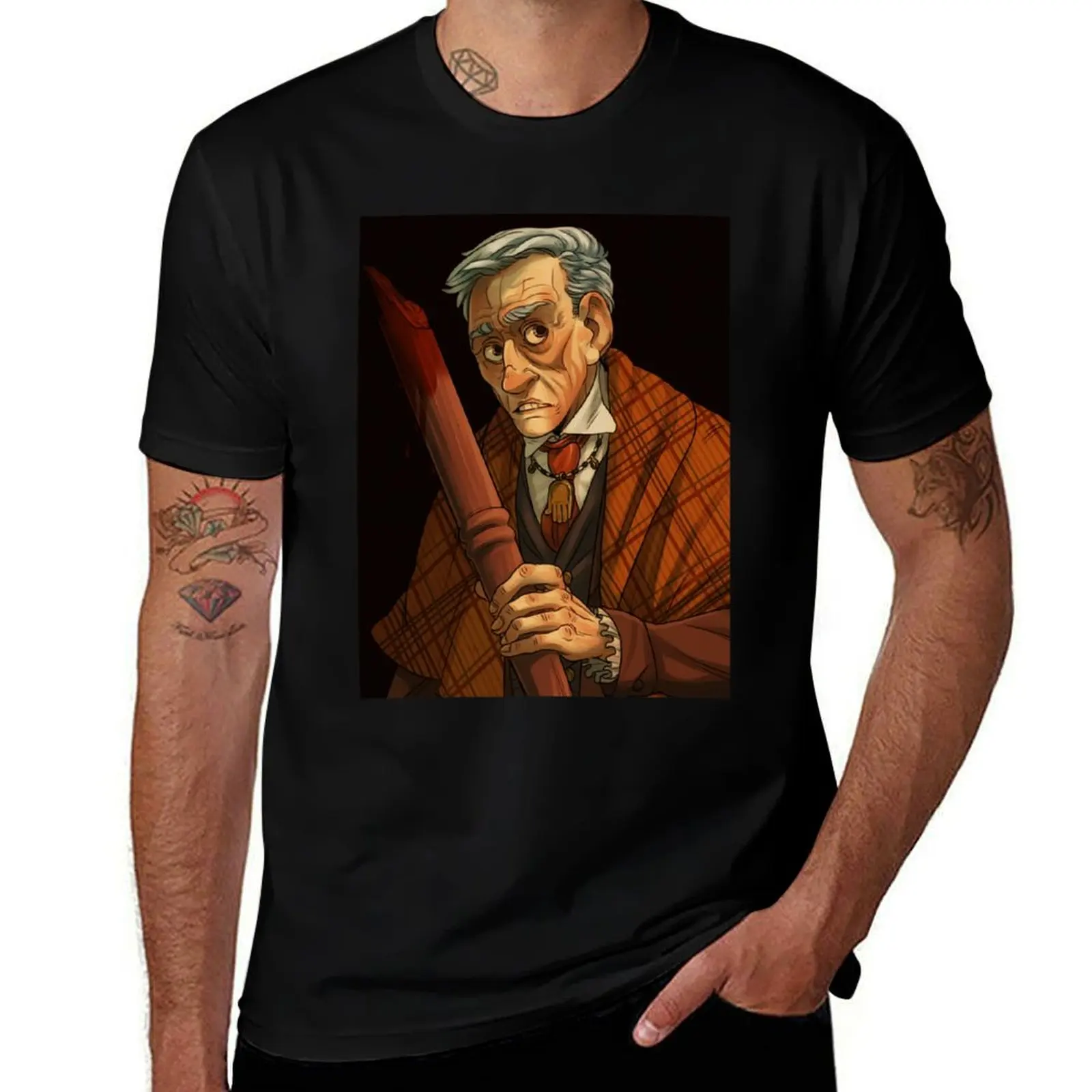 

Peter Vincent, Vampire Killer T-Shirt t shirts for man graphic vintage t shirt man cotton T-Shirt