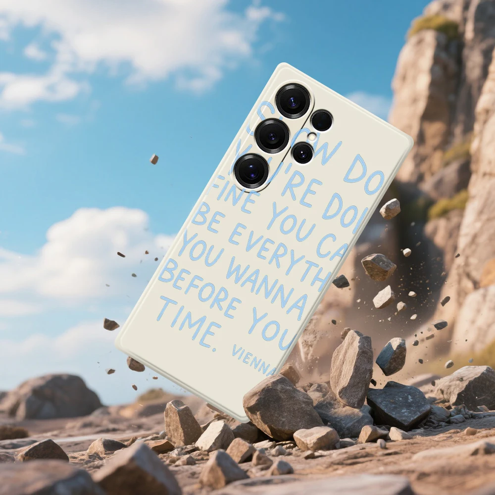 ملهمة النص الحالات الهاتف لسامسونج S21 S22 S23 S24 S25 الترا زائد 5G S20 FE S10 زائد S21 FE S23FE S24FE غطاء سيليكون #2