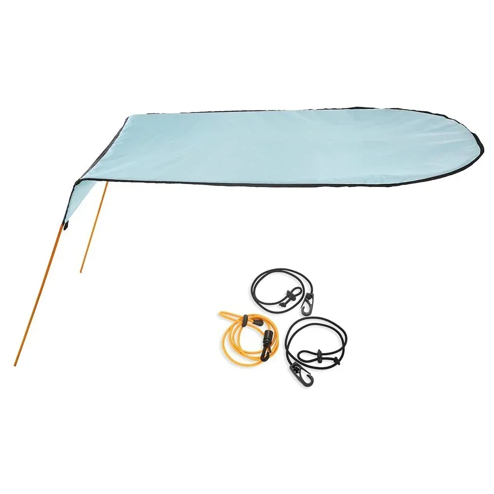 Awning Kayak Cover Boat Shed Cloth Canoe Set Sun Shade Canopy Collapsible Protection Tarpaulin Rubber Boat Accessories