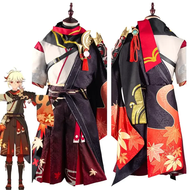 

Genshin Impact Kazuha Cosplay Costume Outfits Halloween Carnival Suit