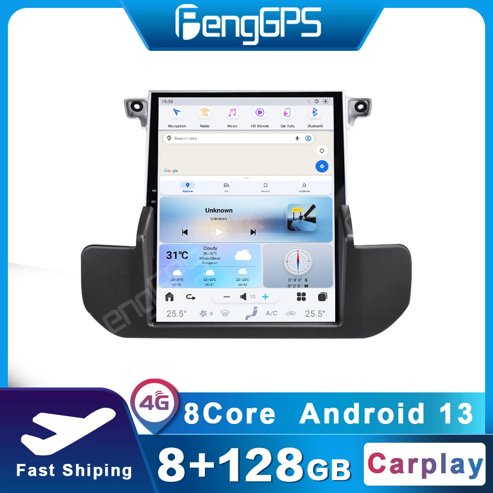 For Land Rover Discovery 4 2009-2016 Carplay Android Car Stereo Radio Multimedia Player GPS Navigation Auto Audio Head Unit