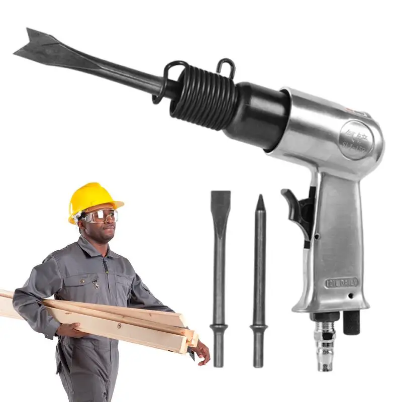 Industrial Air Hammer Powerful Handle Straight Type Air Chisel Pneumatic Hammer Shovel Tool Multipurpose Pneumatic Hammer Shovel