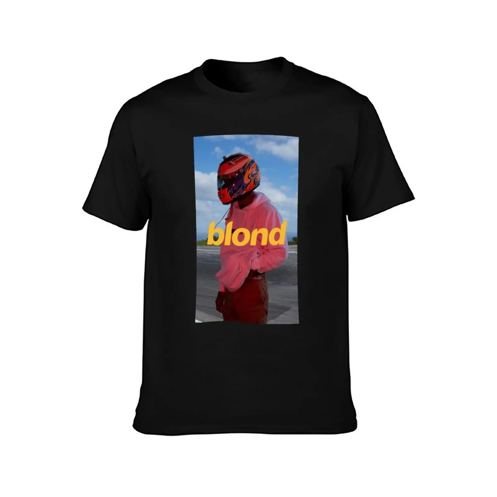 Frank Ocean Poster, Art Print, Etc. - Blonde Aesthetic T-Shirt custom t shirt summer 2025 plus sizes Short sleeve tee men