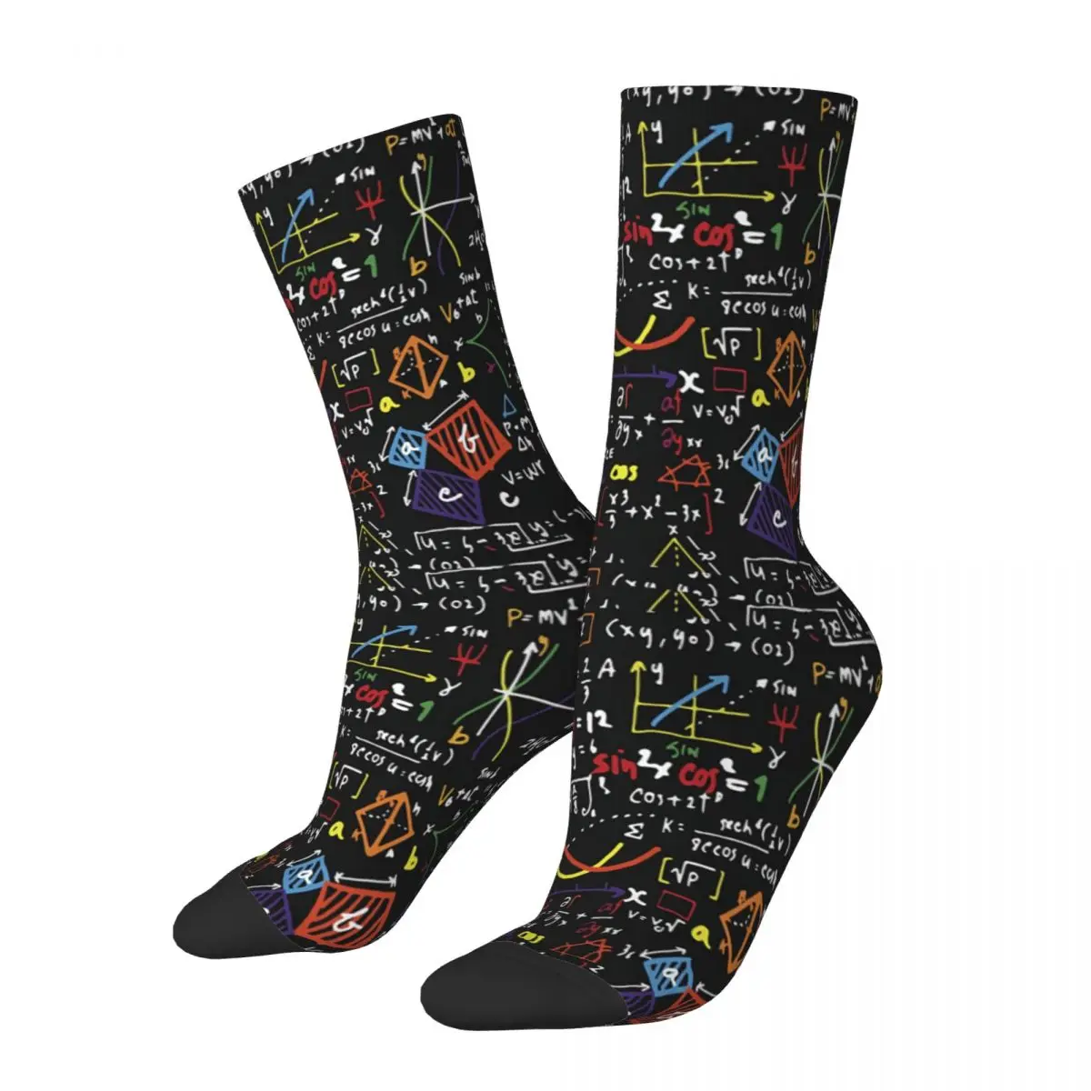 Mode Männlichen Männer Socken Harajuku Mathematik Gleichungen Socke Geheimnis Skateboard frauen Socken Frühling Sommer Herbst Winter