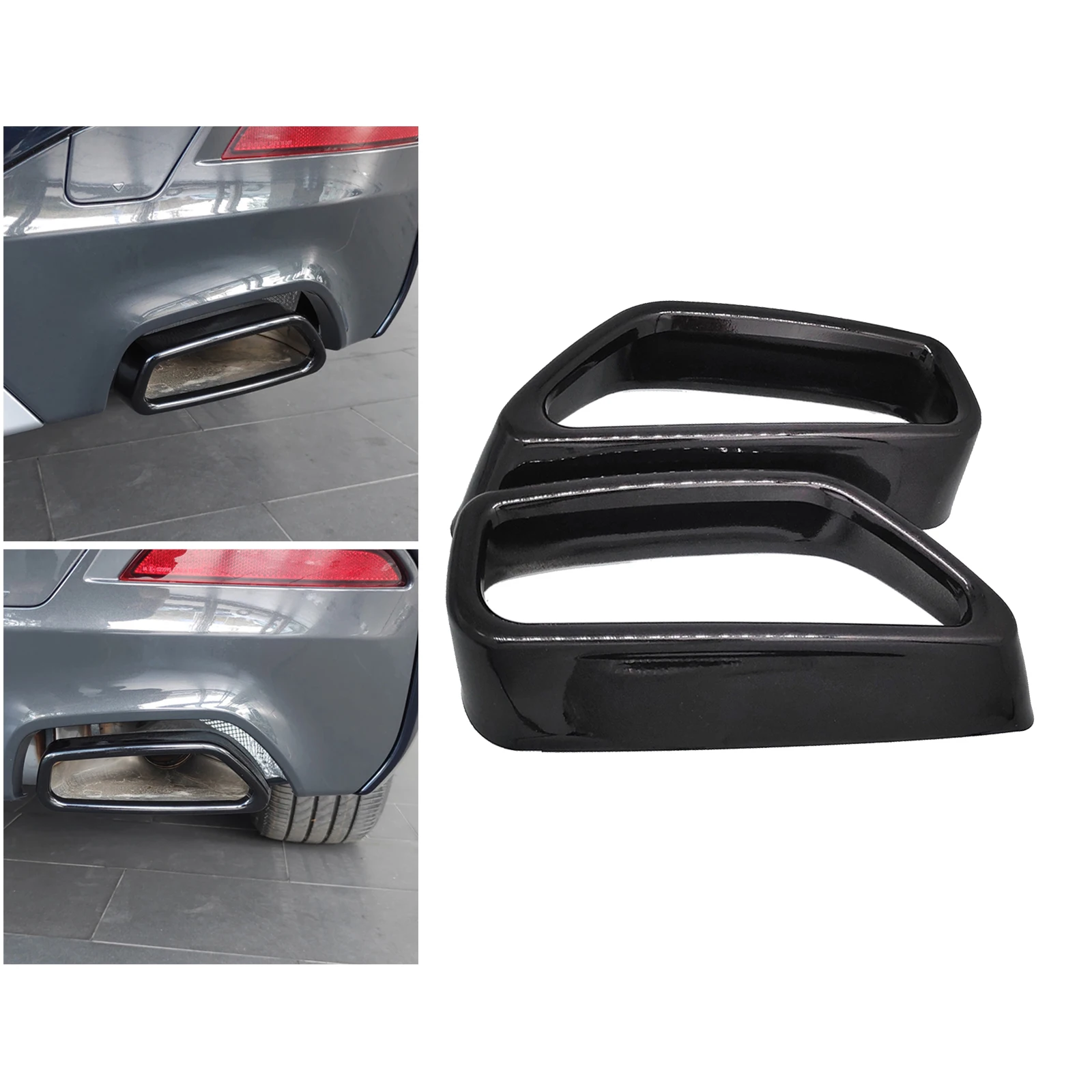 Rear Exhaust Pipe Cover Trim Fits 5 G30 G38 Aftermarket Parts
