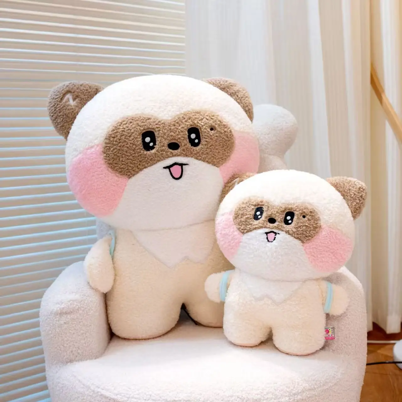 أحدث Heheheha ظهره دمية Kawaii محشوة ألعاب من نسيج مخملي اليدوية دمية الكرتون أنيمي لطيف المنزل الأطفال هدية عيد ميلاد دمية ممتعة