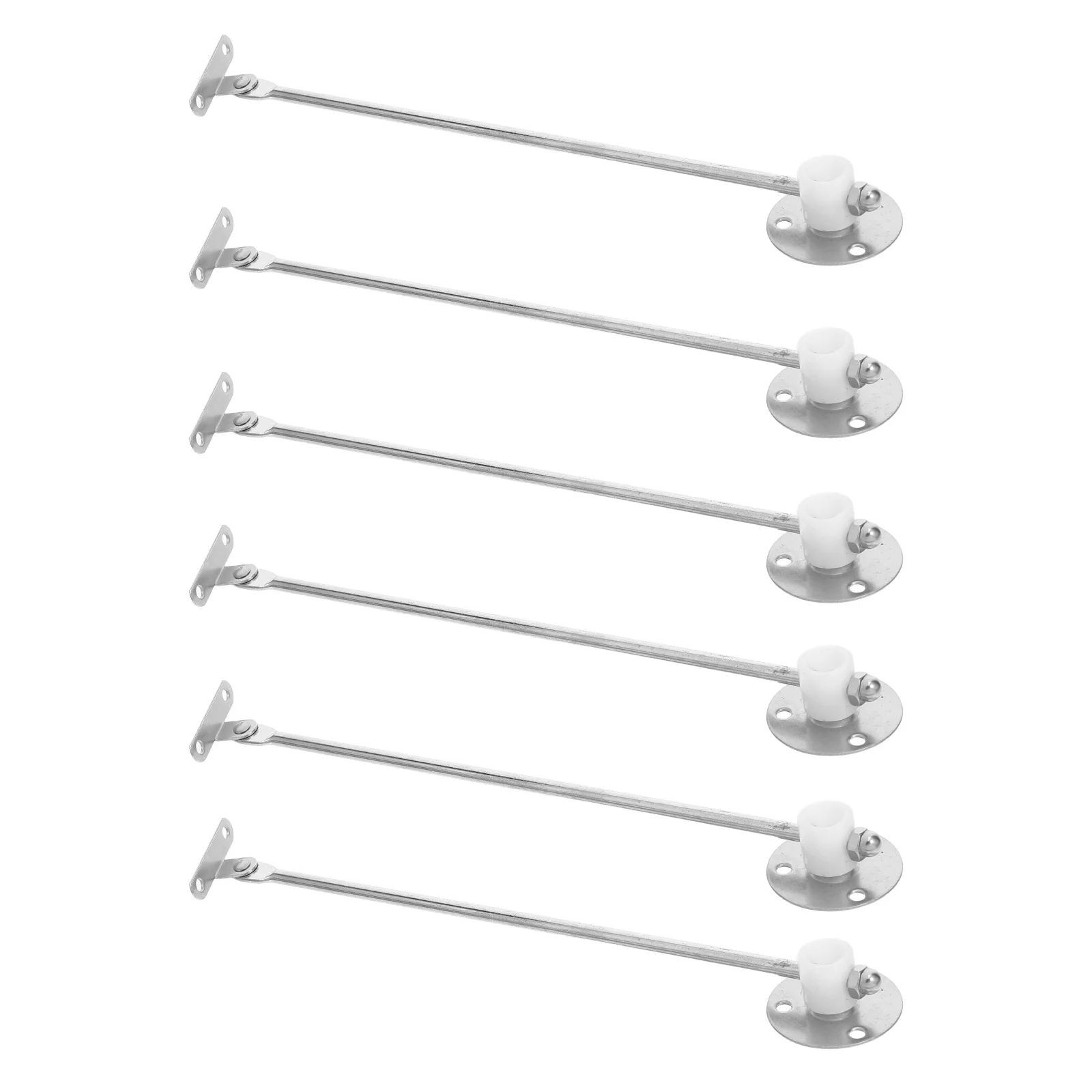 

6Pcs Cabinet Door Support Rod Heavy Duty Quiet Close Drop Down Hinges Soft Close Lid Support for Kitchen Cupboard