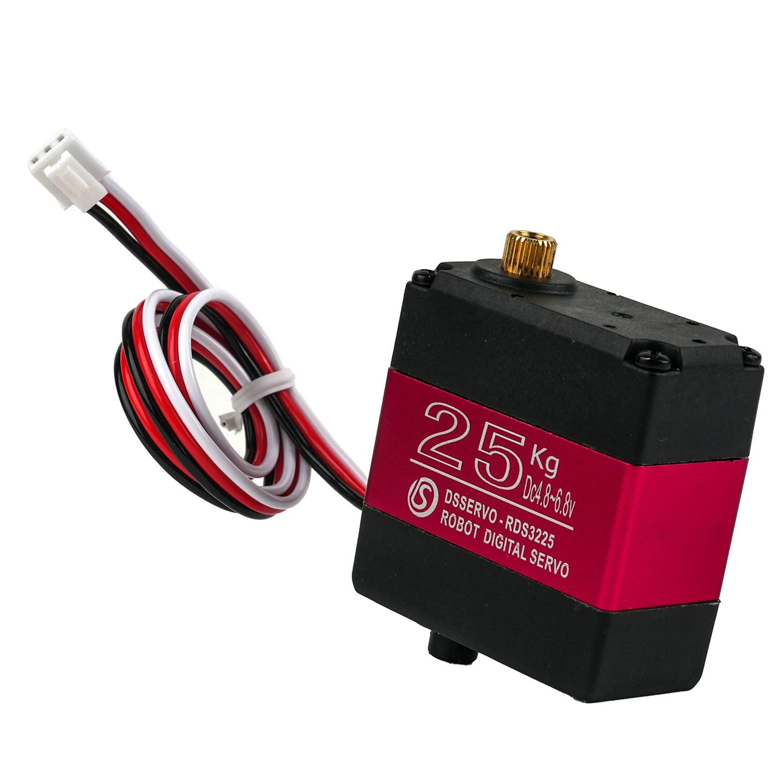 RDS3225 6V 25KG Dual-axis Digital Servo 270 Degrees with HY2.0 3P Terminal Cable Robotic Servos for Robot Manipulator Arms