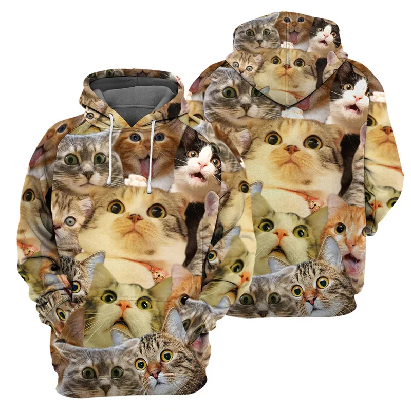 

Women Winter 3D New Animals Printing Hoodies Men Cow Parrot Cats Penguin Butterflys Graphic Hooded Sweatshirts Tops Hooded Hoody