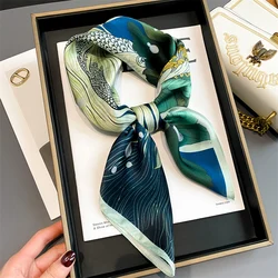 100% Real Silk Scarf New Natural Shawl Wraps Women Ladies Fashion Scarves Foulard Bandana Square Headband Hijab Pashmina