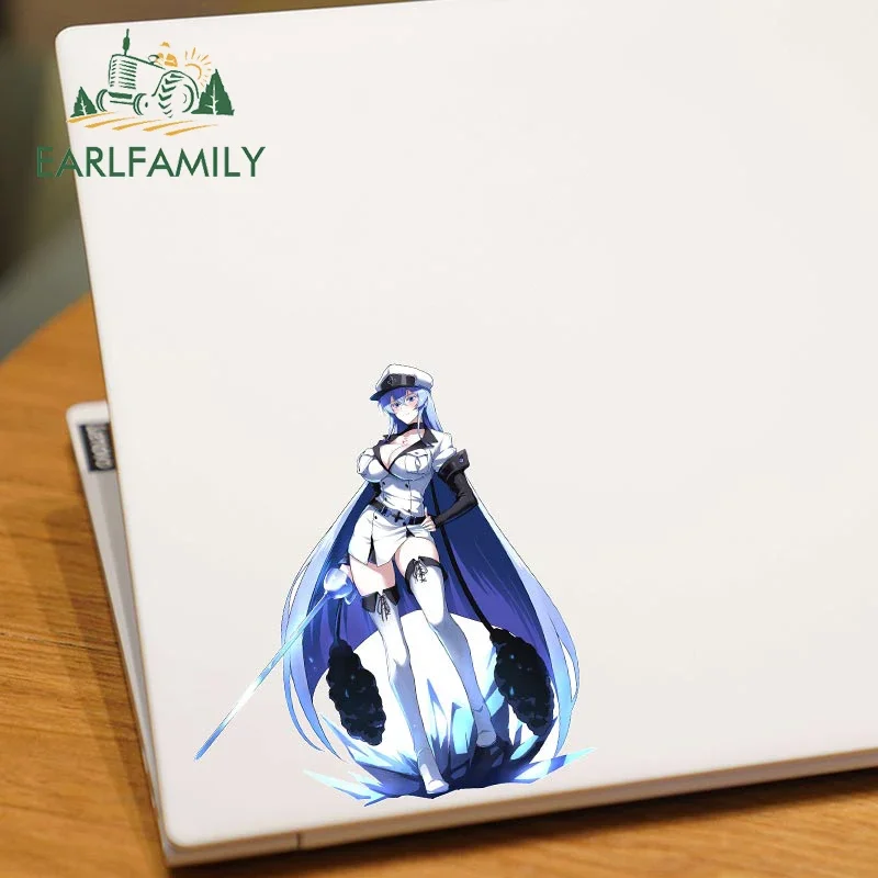 EARLFAMILY 13cm x 11.9cm for Creative Esdeath Blankets Funny Car Stickers Vinyl RV Sexy Decal Auto Anime Laptop Car Accessories - Image 3