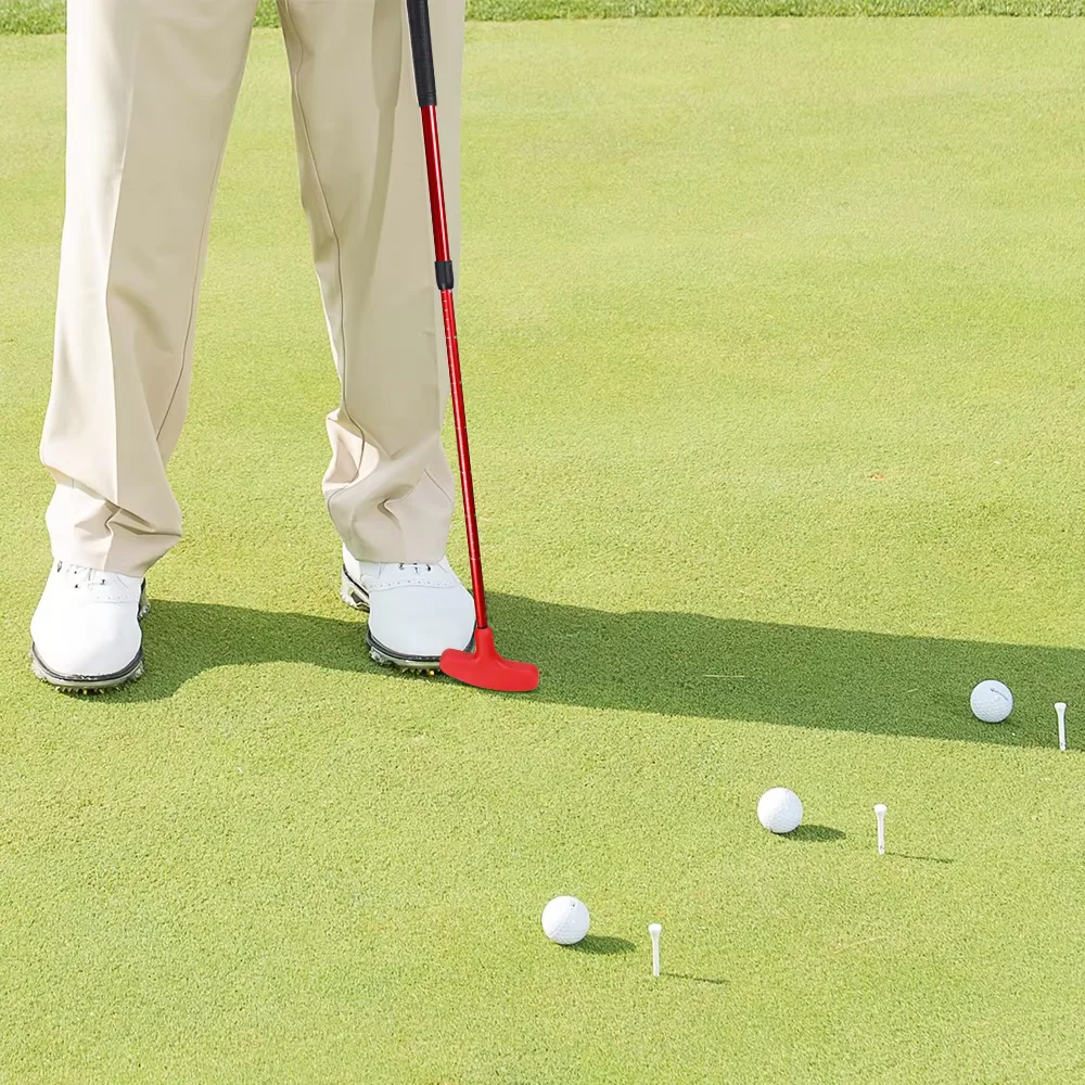KOFULL Adjustable Size Junior Golf Club Putter Left And Right Handed Backyard Putting Practice Supplies For Kids Adults