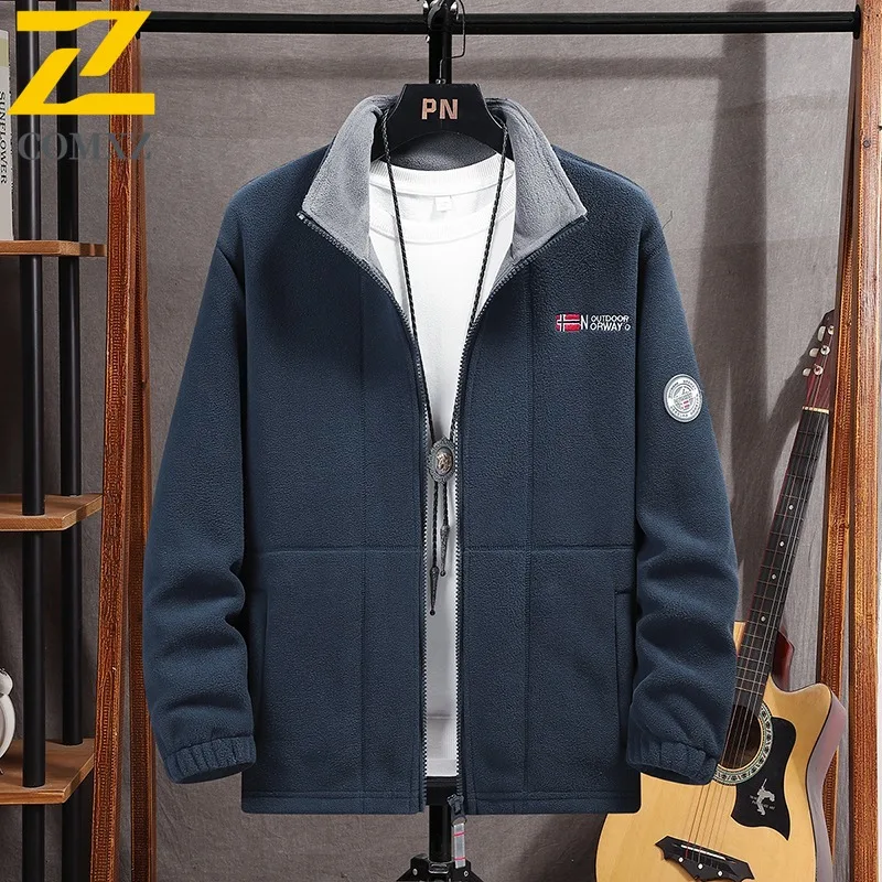 

COMXZ Мужская хлопковая куртка, повседневная удобная парка с воротником-стойкой для работы на открытом воздухе, однотонная дизайнерская морозостойкая легкая зимняя куртка