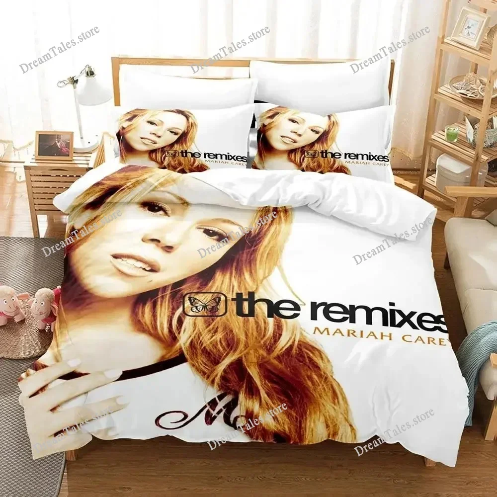 

3D Print Mariah Carey Bedding Set Boys Girls Twin Queen King Size Duvet Cover Pillowcase Bed Boys Adult Home Textileextile