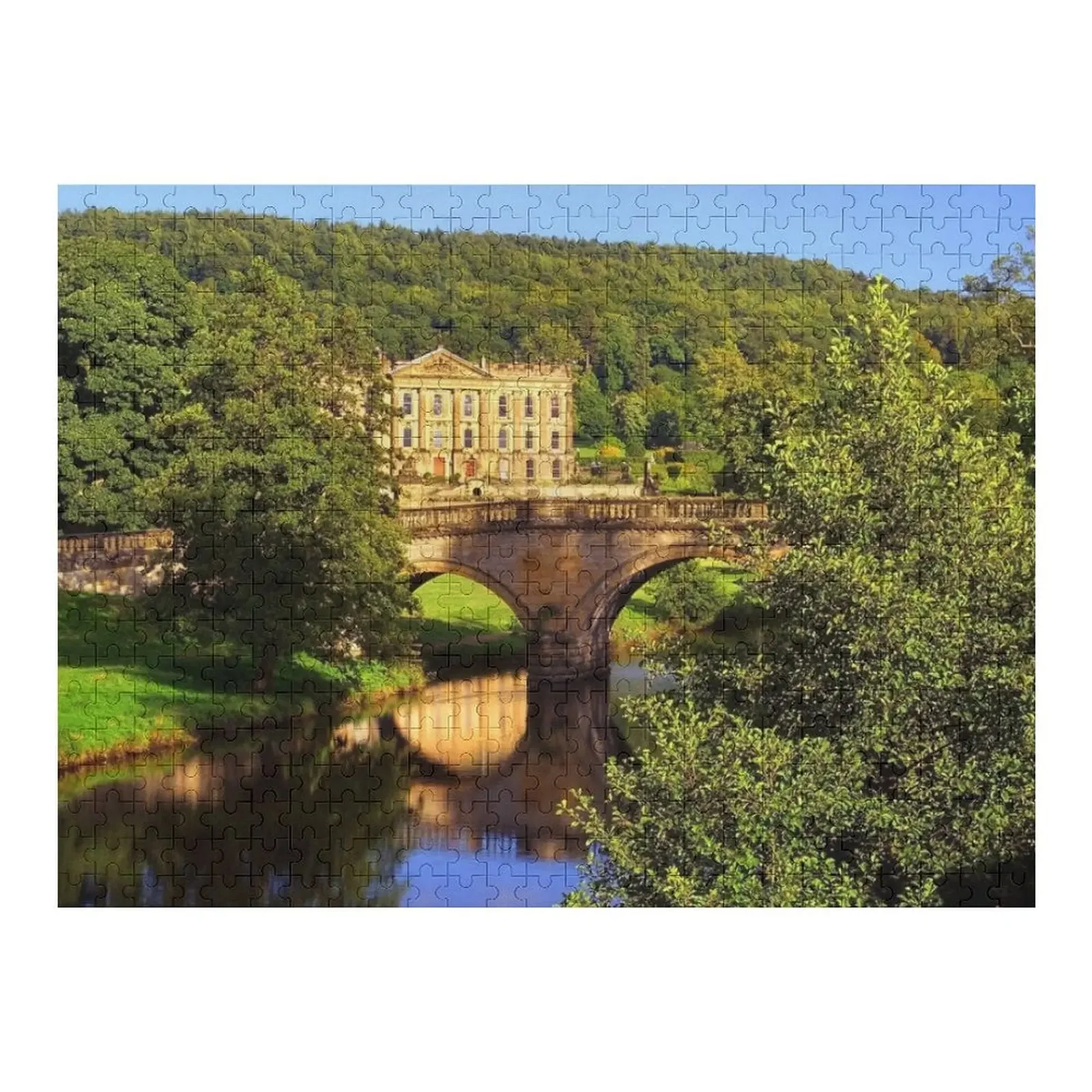 

Chatsworth & Queen Mary's Bower Bridge Jigsaw Puzzle Personalised Toys Custom Wooden Gift Personalized Puzzle