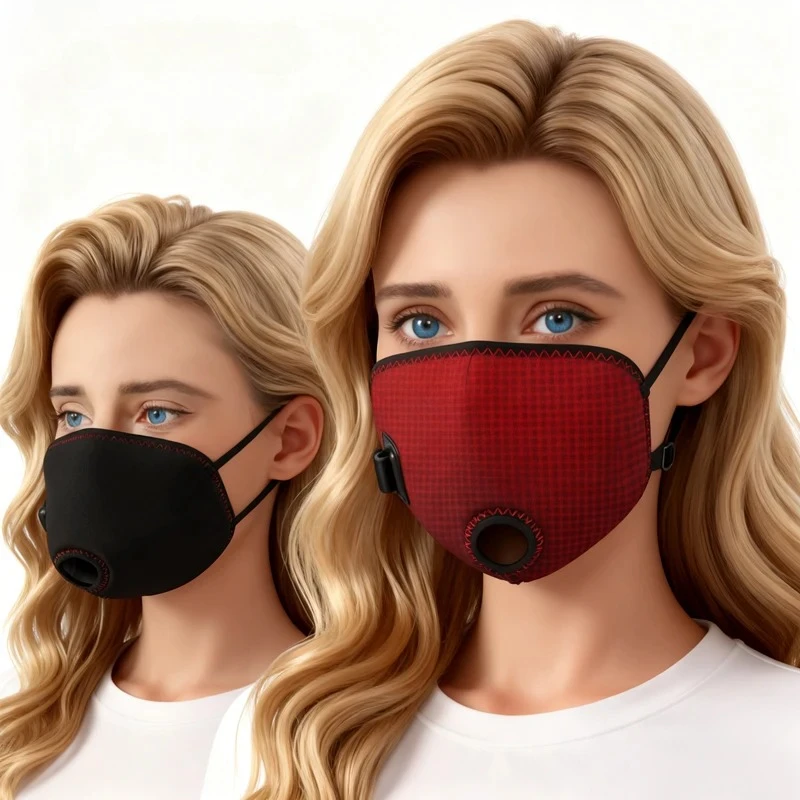 Mascarilla eléctrica para la boca y la nariz con calefacción: 3 configuraciones de calor/temporizador, para el calor en invierno, alivia la rinitis sazonal y el molestio oral-alal