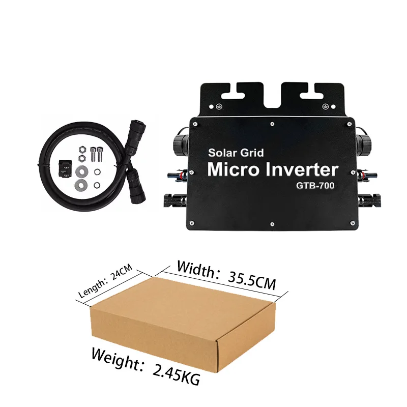 Solar Grid Connected Inverter 700W 220V IP65 Micro Inverter