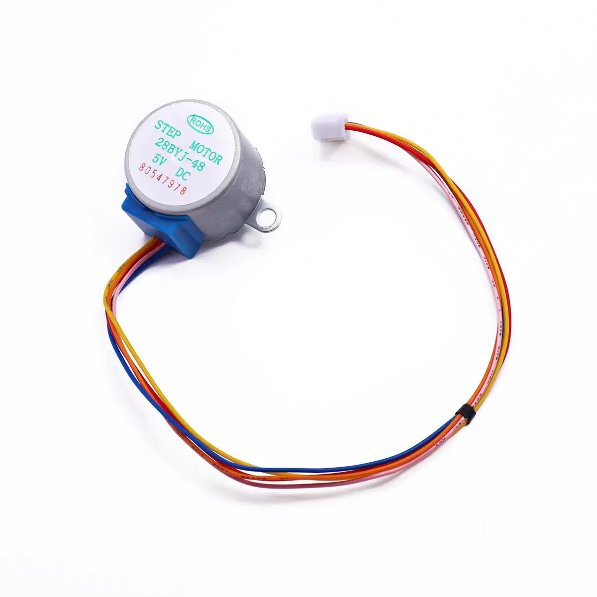 DC 5V 4-phase 5-wire stepper motor 28YBJ-48 28BYJ48 deceleration stepper motor lead 25CM