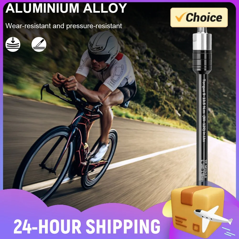 Bike Front Fork Axle 160-178MM P1.0 Bike Trailer Hitch Thru Axles Adapter Thru Axles Adapter for Bicycle Trailer Hitchs