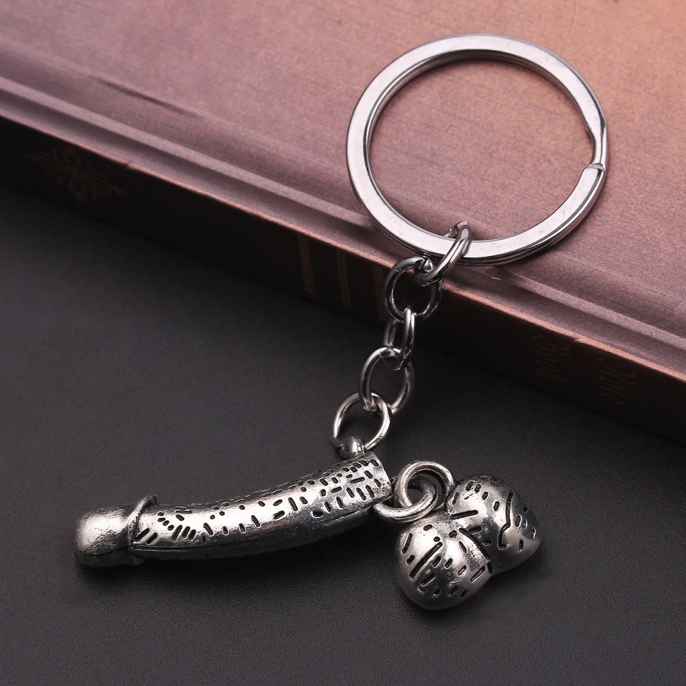 Man Genitalia Woman Genitalia Key Chain Penis Keyring Individual Keychains Woman Gifts Man Car Key Ring