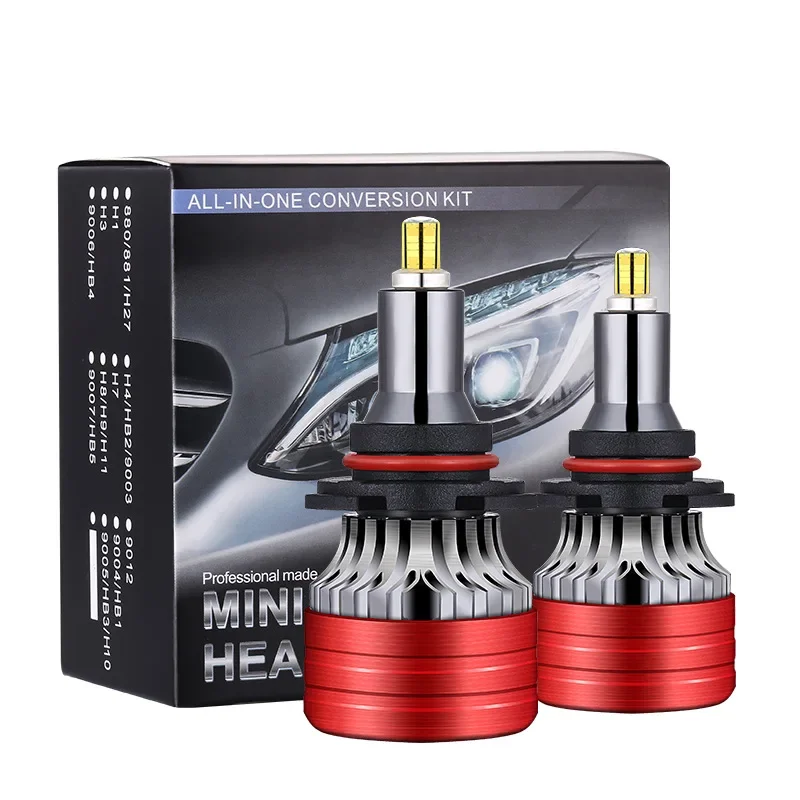 

2 PCS D2H LED Headlights New 360 LED Headlights 6-sided Led Headlights H1 H7 H8 H9 H11 9005 HB3 9006 HB4 Modified Lens Spotlight