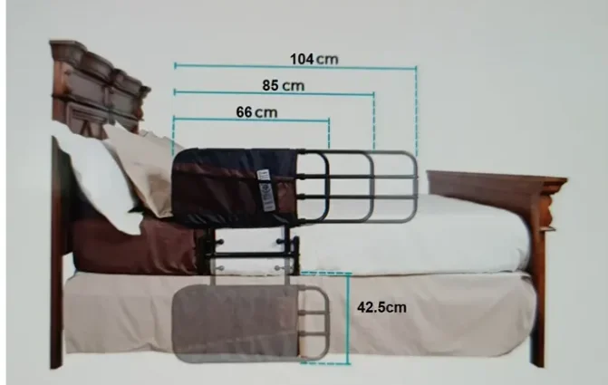 كبار السرير السكك الحديدية قابلة للتمديد الوجه أسفل السرير سلامة السكك الحديدية أشتات المنزلية المنتج #3