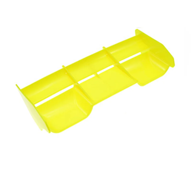 5X 1:8 Buggy RC Cars RC Plastic Nylon Tail Wing For 1/8 Scale Nitro Electric Powered Off Road Buggytruck Remote,Yellow-AA02