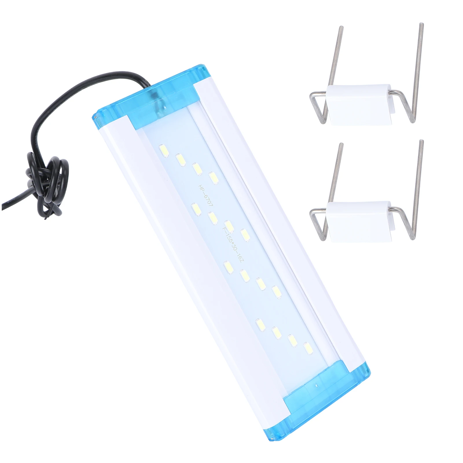 

Fish Tank LED Light 4 Rows Beads 38cm White Aquarium Lamp Aquatic Plant Lighting Pure LED Frame Lamp Waterproof Plate