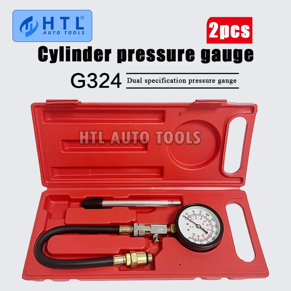 

HTL Cylinder Leakage Test Tool M18 M14 Compression Gauges Compression Tester