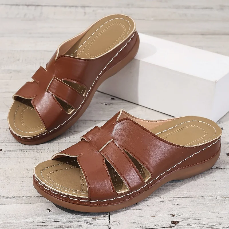 

Женские повседневные сандалии с открытым носком, легкие пляжные сандалии, удобная обувь для летнего отдыха, большие размеры, тапочки с подошвой из ЭВА