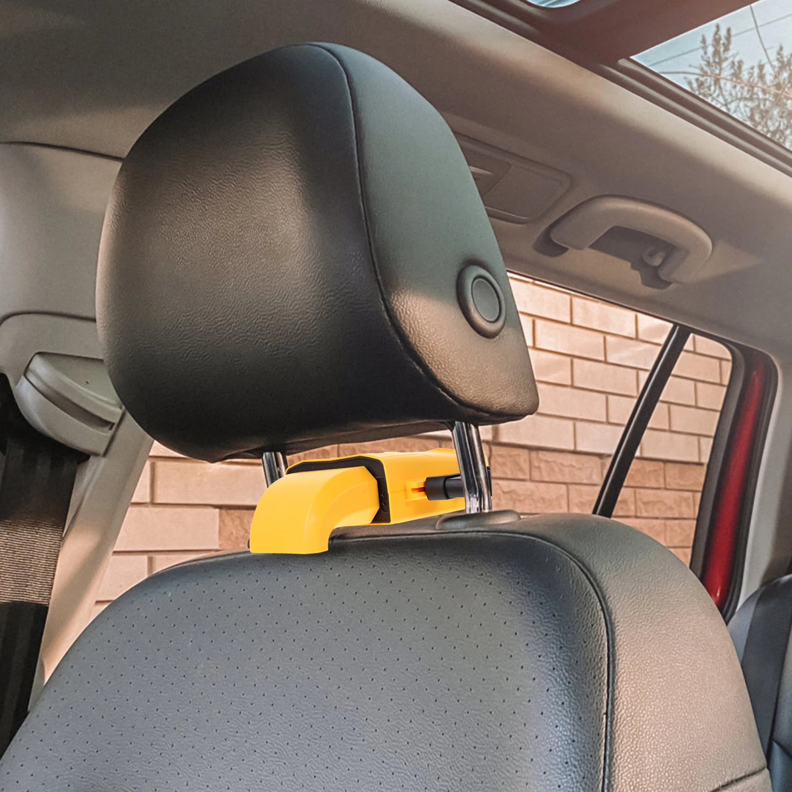 

Chair Back Fan USB Car Seat Cooler ABS Material 3 Portable Fan Car Seat Cooler Speeds Adjustable 90 Degree Angle Buckles