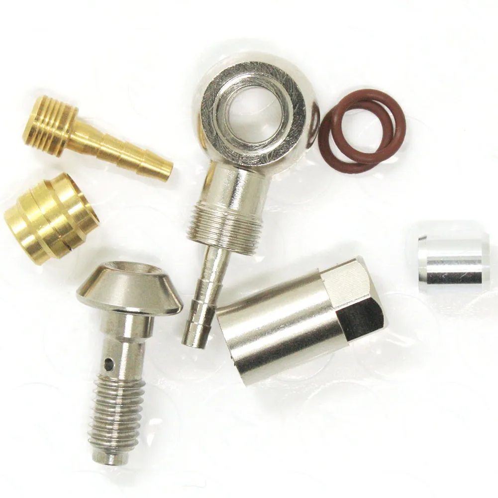 

1 Set Metal Hydraulic Hose Fitting Insert Banjo Compatible With For MT4 MT6 MT8 MT5 MT7 Bicycles Durable Material