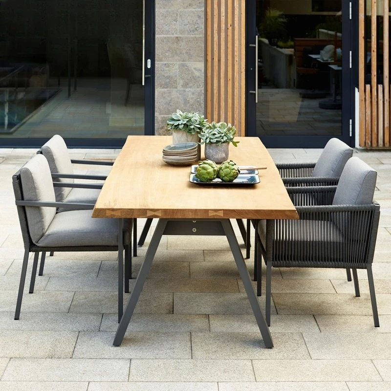Outdoor rattan chair hotel courtyard villa furniture casual coffee table sofa scenic public furniture