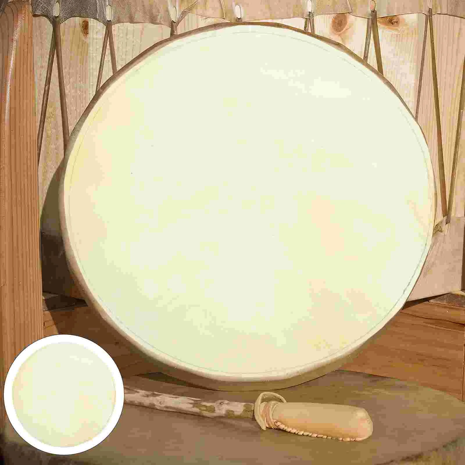 Drum Skin Easy-to-use Accessory Part Durable Heads Sheepskin Impact-resistant