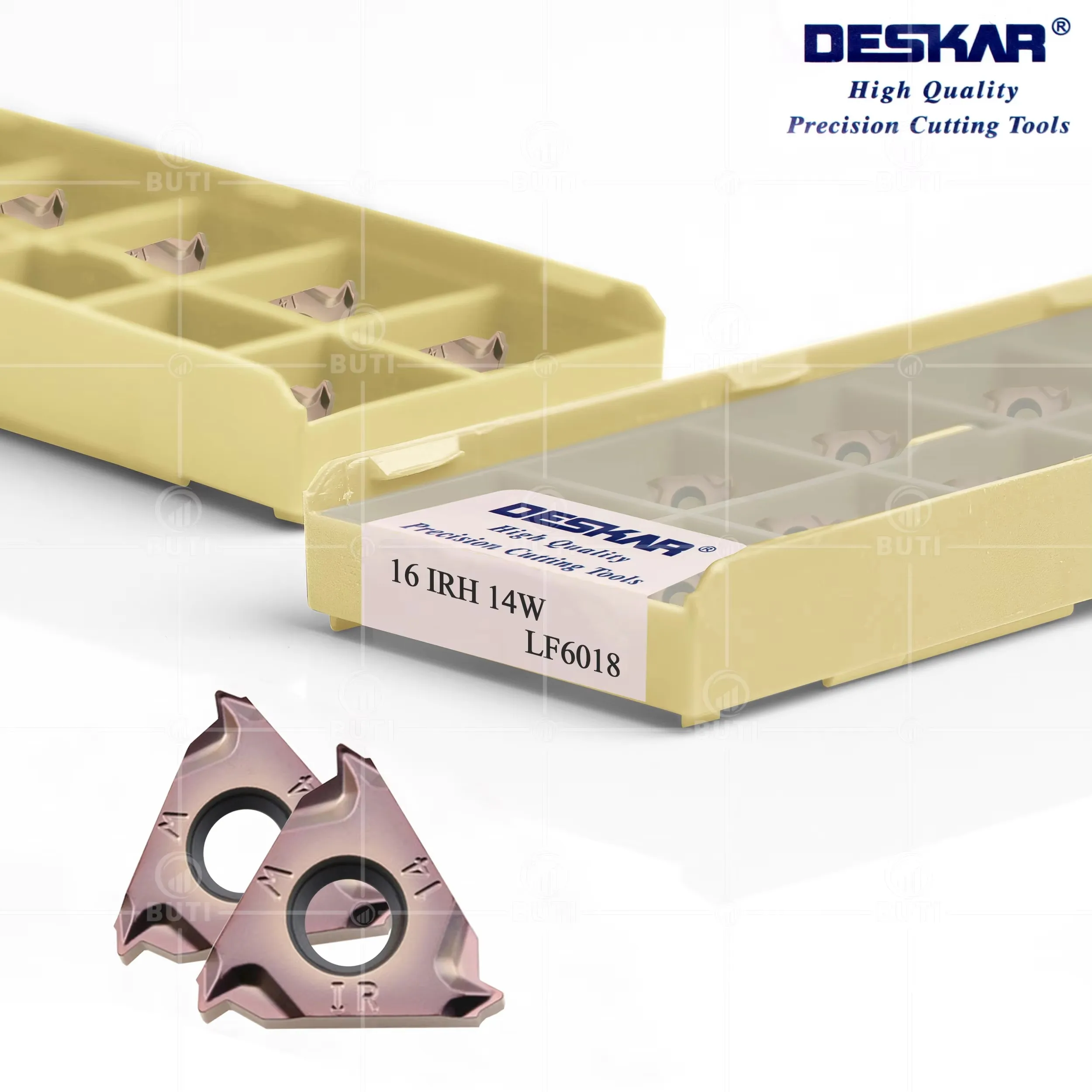 DESKAR 100% Original 16IRH 11W 14W LF6018 High Quality Lathe Carbide Insert CNC Threading Turning Tool For Stainless Steel Blade